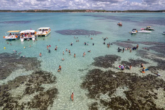 Águas cristalinas Maragogi