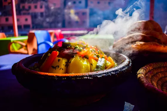 Jantar tradicional Marroquino em Fez
