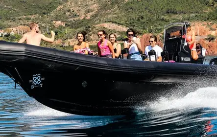 Excursión en barco al macizo de l'Esterel