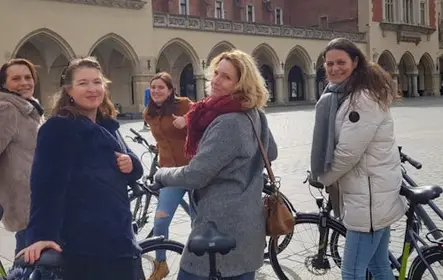 Cracóvia: passeio privado de bicicleta