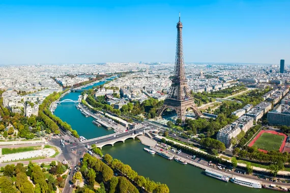 Vista aérea de Paris