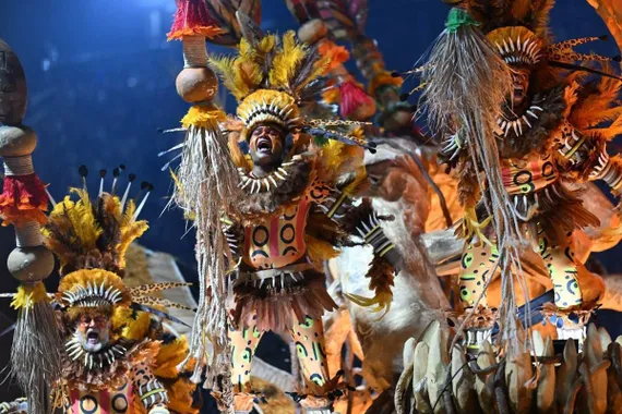 Desfile das Escolas de Samba na Sapucaí